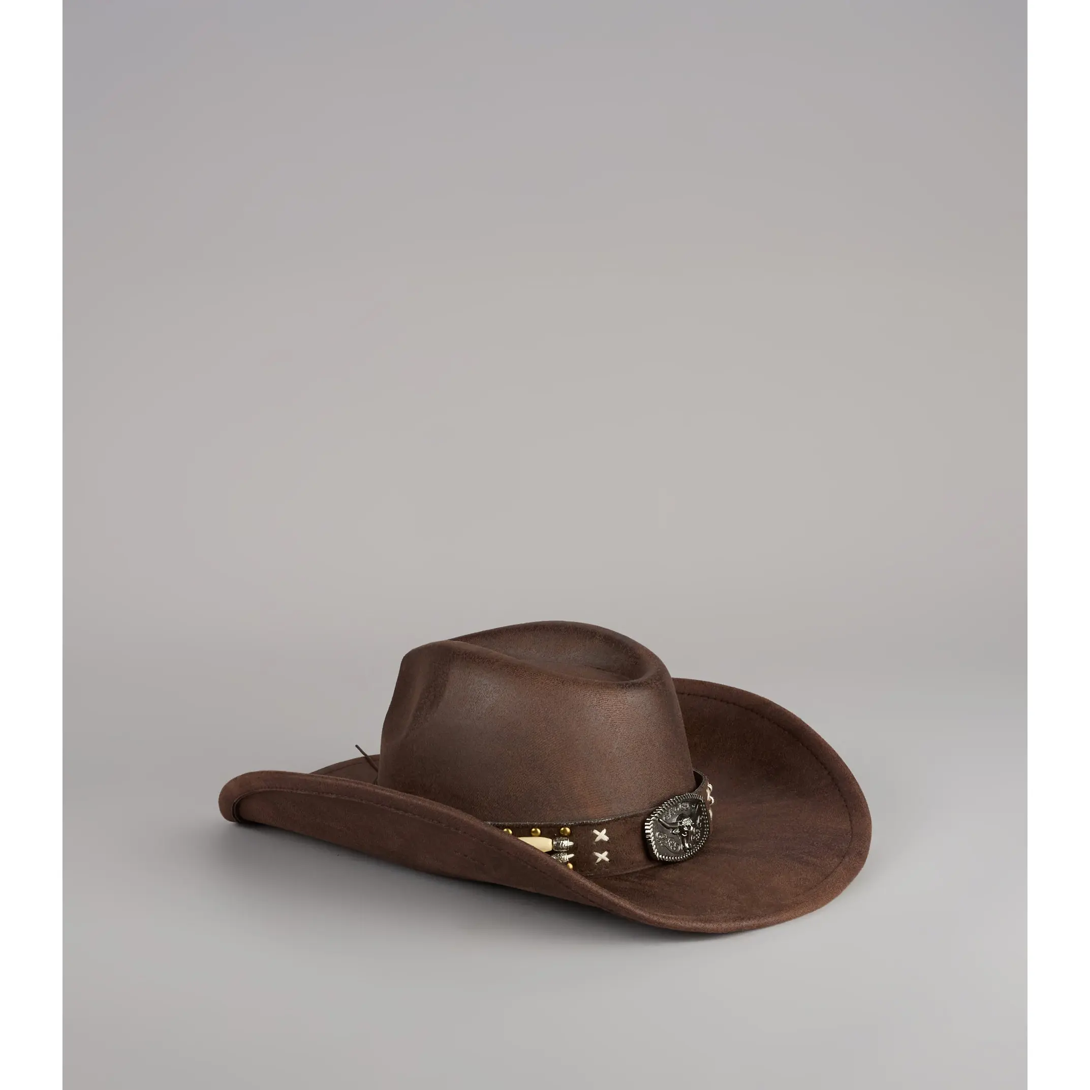 Desert Daydream Faux Leather Cowboy Hat
