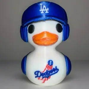 Los ANGELES DODGERS DUCK 3D PRINTED COLLECTIBLE