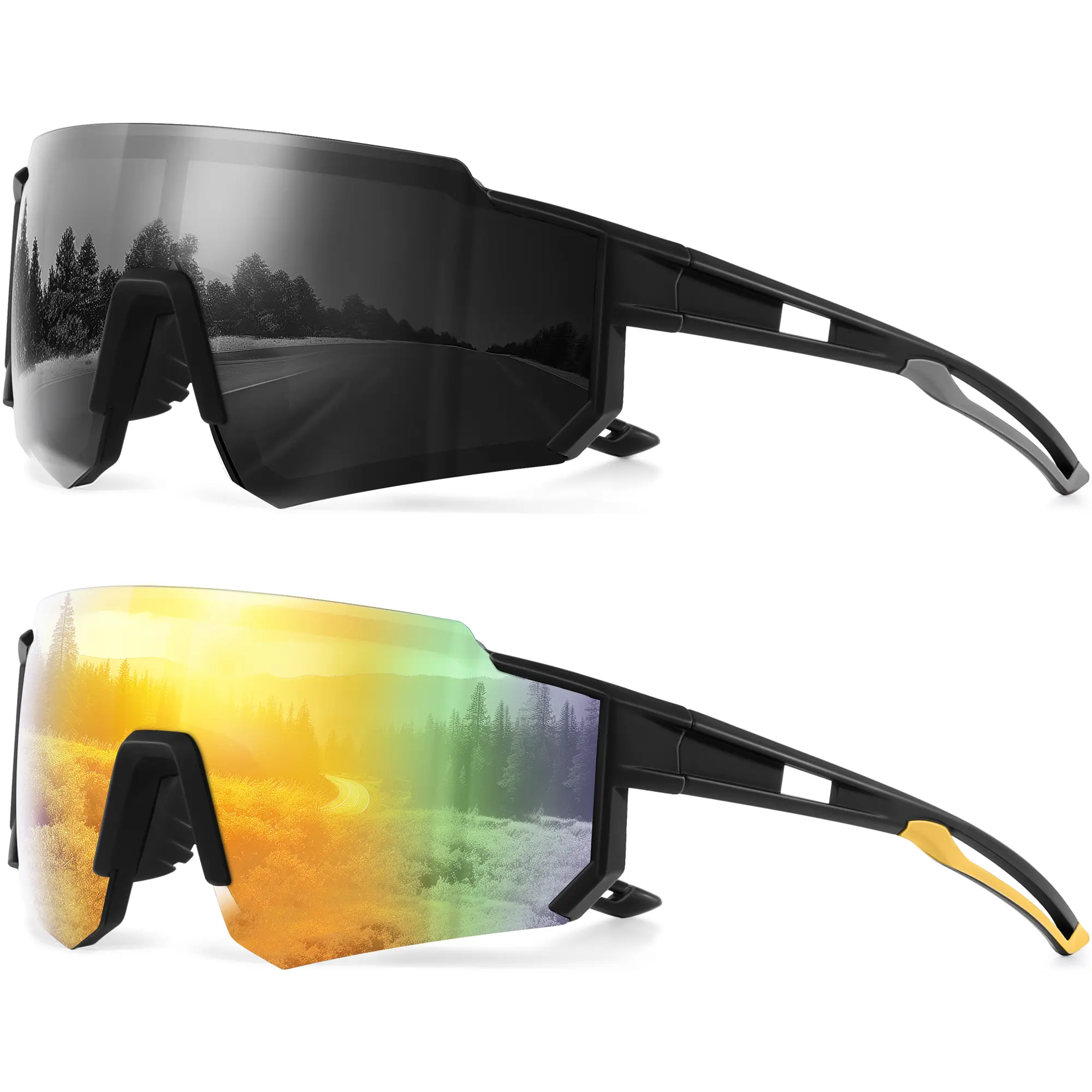 black/black+black/light golden