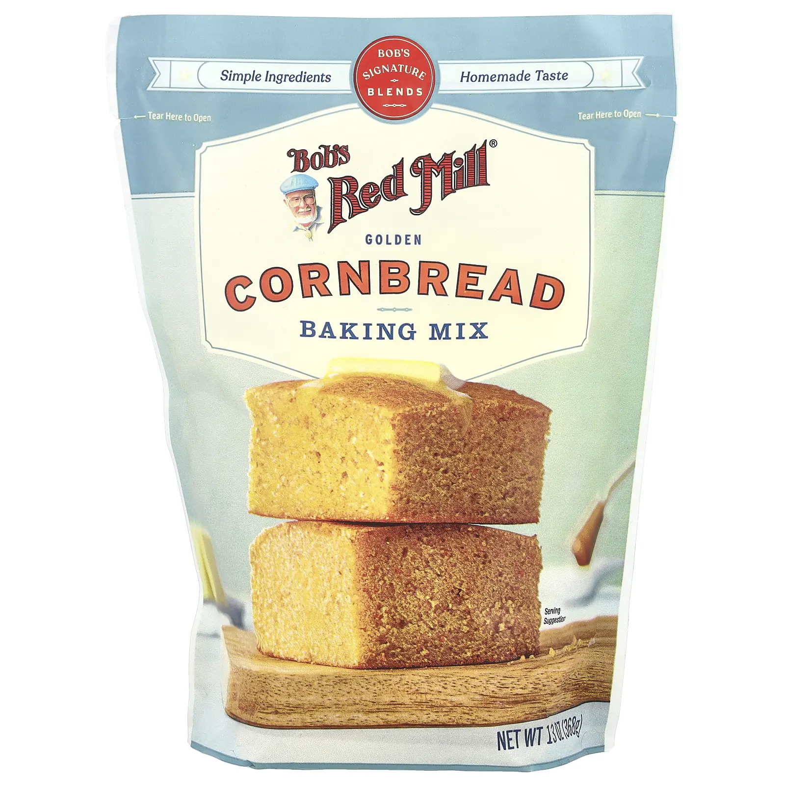 Bob's Red Mill Golden Cornbread Baking Mix, 13 oz (368 g)