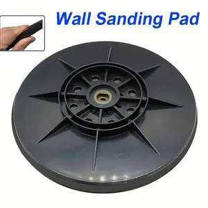 Electric polishing pad with self-adhesive backing, used as a base for wall polishing and woodworking finishing, compatible with angle grinders, grinders, compatible with disc | star disc design
