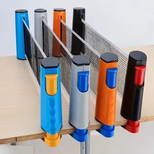 Portable Table Tennis Net Cover Gauge Retractable Table Tennis Set Catcher Racks Adjustable Tools Outdoor Home Sports Clip On