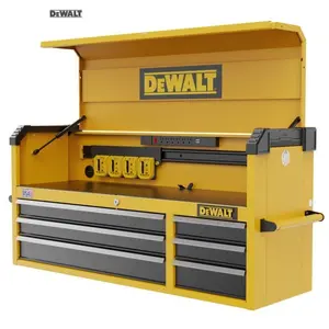212 MAIN 52 in. Large Size Multiple Drawers Tool Chest - Heavy-Duty Tool Organizer Storage Case, Black & Yellow