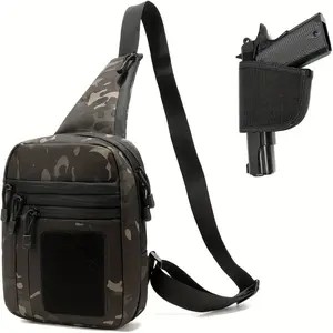Adjustable Buckle Carry Strap for Sports Waistpacks - Hidden Carry Design, Removable Shoulder Strap for Outdoor Gym Use