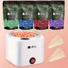 Viilife Waxing Kit 200cc, Hair Removal Wax Heater, 4 Packs Wax Beans, 20 Wooden Sticks, Home Use for Women, 110v Voltage, Plastic Enclosure