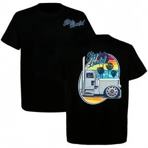Stay Loaded Cool Breeze T-Shirt, Semi Truck Tee, Peterbilt Shirt , Retro Truck Tee, Big Rig Trucker Tee, Heavy Truck Apparel Menswear Top