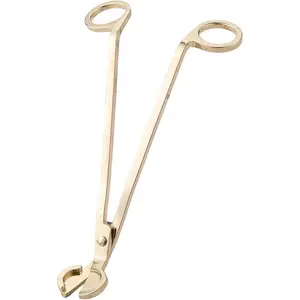 Candle Wick Trimmer, Candle Snuffer Long Handle, Polished Stainless Steel Wick Clipper Cutter, Scissors, Candle Accessory Set