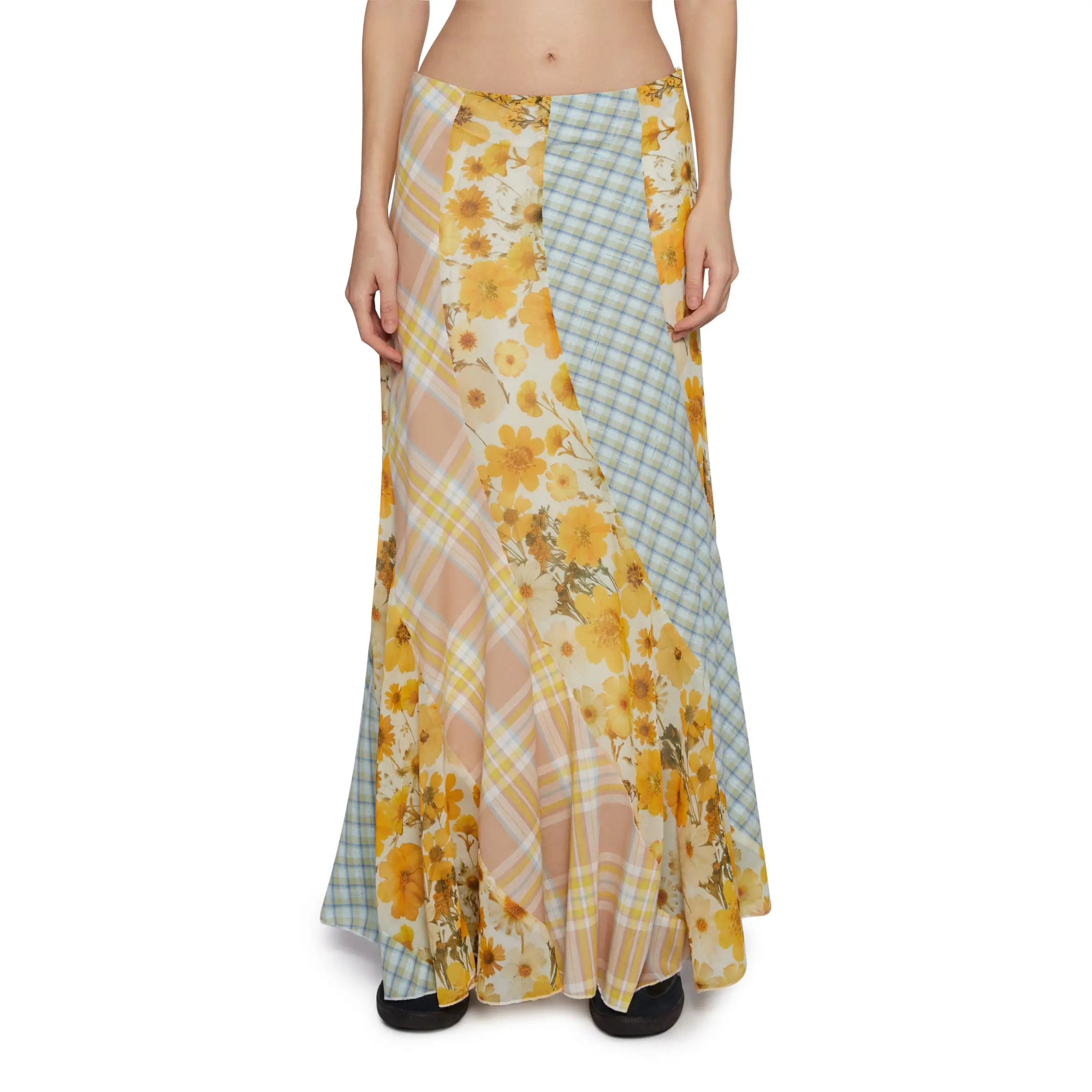 Pressed Flowers Maxi Skirt