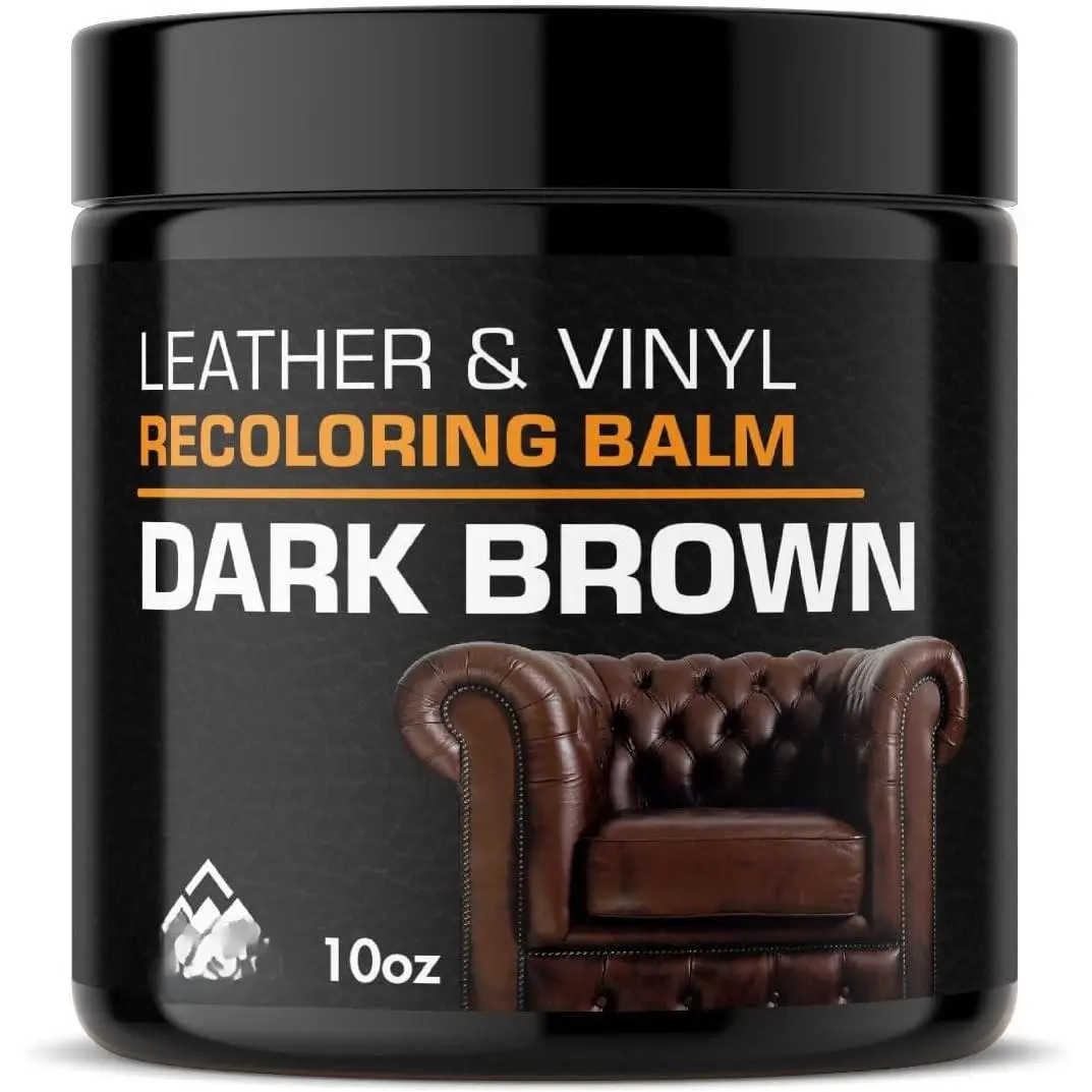 Leather Recoloring Balm, Leather Color Restorer, Leather Restorer for Couches, Leather Scratch Remover, Leather Scratch Repair, Leather Balm, Leather Restorer for Couches and  Seats 10 oz
