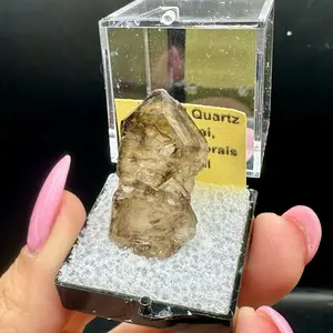 Elestial Quartz Crystal from Araçuaí Minas Gerais Brazil – Natural Mineral Specimen