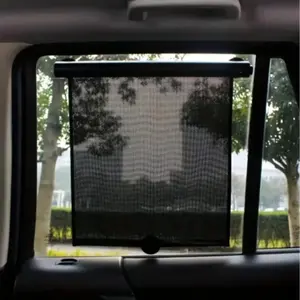 Retractable Car Sunshade Curtain, UV Protective & Heat Insulation Car Side Window Shade, Adjustable Sun Blocker for Vehicle, Sun Shade Mesh