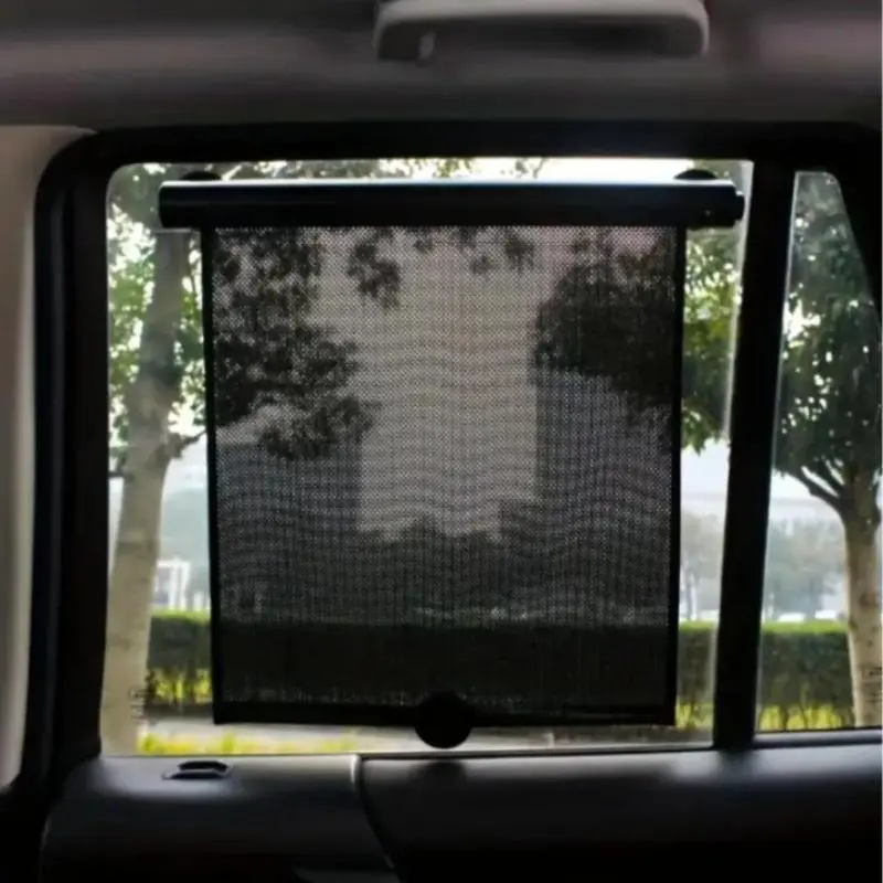 Retractable Car Sunshade Curtain, UV Protective & Heat Insulation Car Side Window Shade, Adjustable Sun Blocker for Vehicle, Sun Shade Mesh, Car Window Shades, Car Window Sunshades, Sun Shades for Car Windows