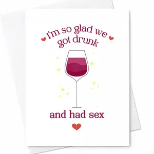 Funny Valentines Day Card - Gag Boyfriend Card For Love C-76