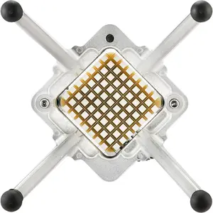 VEVOR Commercial Vegetable Fruit Chopper 1/4" Blade Heavy Duty Professional Food Dicer Kattex French Fry Cutter Onion Slicer Stainless Steel for Tomato Peppers Potato Mushroom