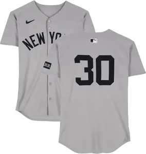 Luke Weaver New York Yankees Game-Used #30 Gray Jersey vs. Toronto Blue Jays on October 4, 2025 - Fanatics Authentic Certified