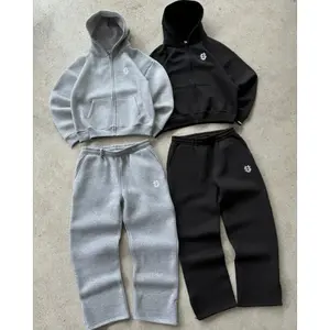 SportssuitStreetwearJoggersTracksuitMenWomenY2KHarajukuLetterGraphicEmbroideryOversizedZipperSweatshirtsGothicStraightPants