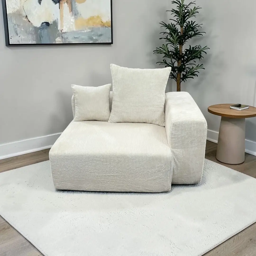 Latitude Run Nikodemos Corduroy Slipper Chair