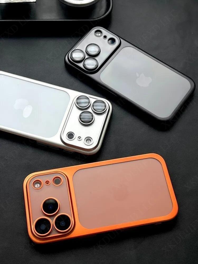 UV Coating Nano Matte Translucent Hard PC Case for iPhone 17 Air 16 pro max cases 15 13 12 11 Pro Max Ultra Thin Plating Frosted Bumper Cover