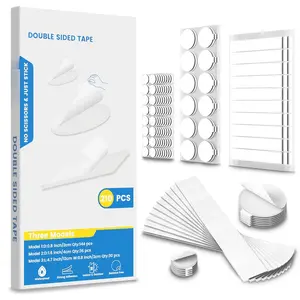 Double Sided Heavy Duty Extra  Adhesive Tape -210pcs Nano Tape Sticky Adhesive Dots -Indoor/Outdoor General Purpose Mounting Tape for Securing Picture Frames, Carpets(25FT)