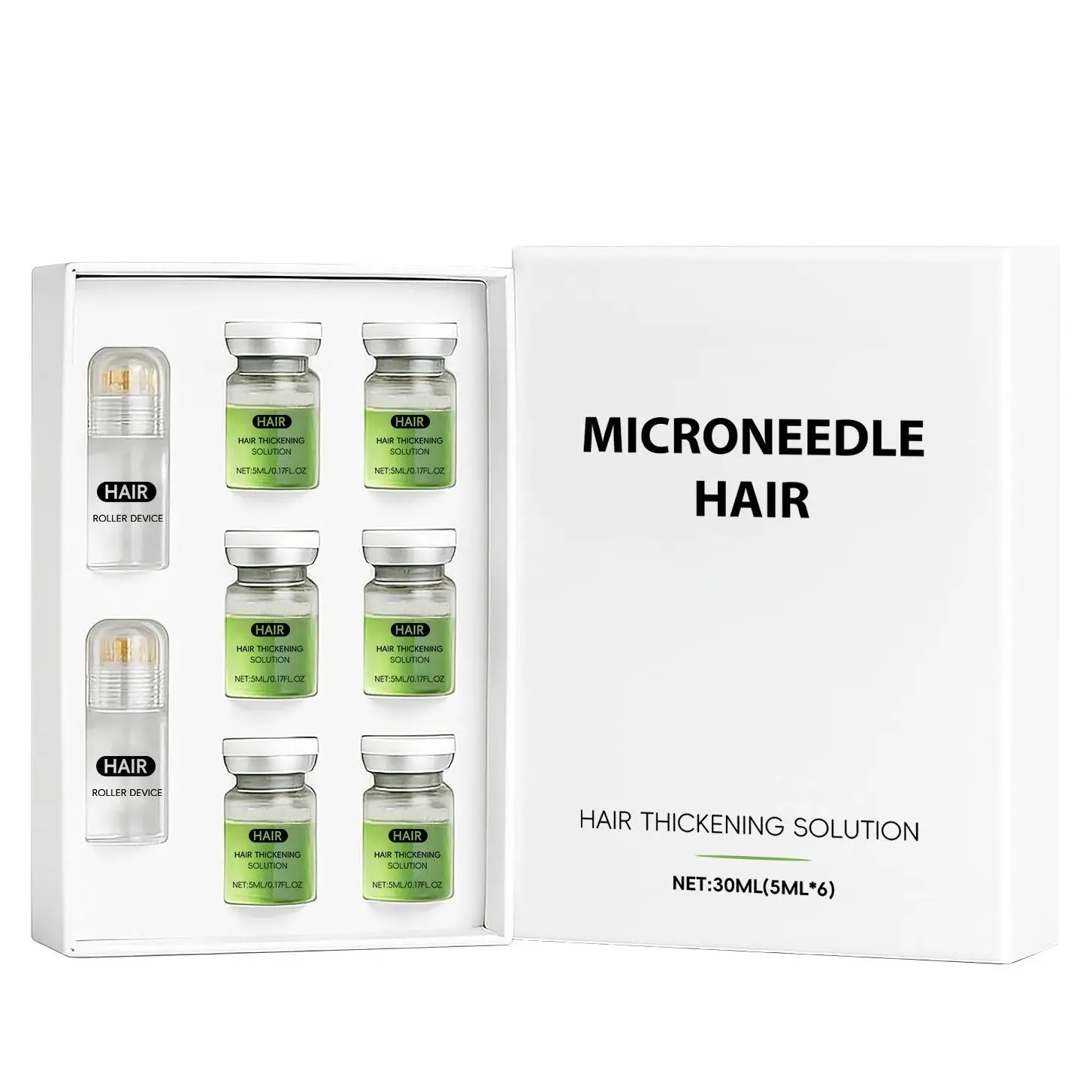 【3 PCS】Hair Regrowth Serum - Advanced Haircare Treatment with Ginseng, Eclipta Prostrata, Peppermint Oil, Ginger Root - Thickens Strands, Strengthens Roots for Men and Women,Hair loss prevention and hair care,Promote hair growth