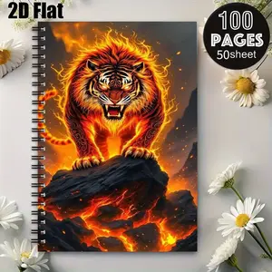 1 Spiral Coil Notebook 5.7x8.26 Inch, Durable Binding, Perfect for Camping Journal, Travel Diary, Outdoor Adventure Log, RV Trip Notes, Ideal Gift for Hikers & Travelers on Christmas, Birthday, Thanksgiving [2D] Flat
