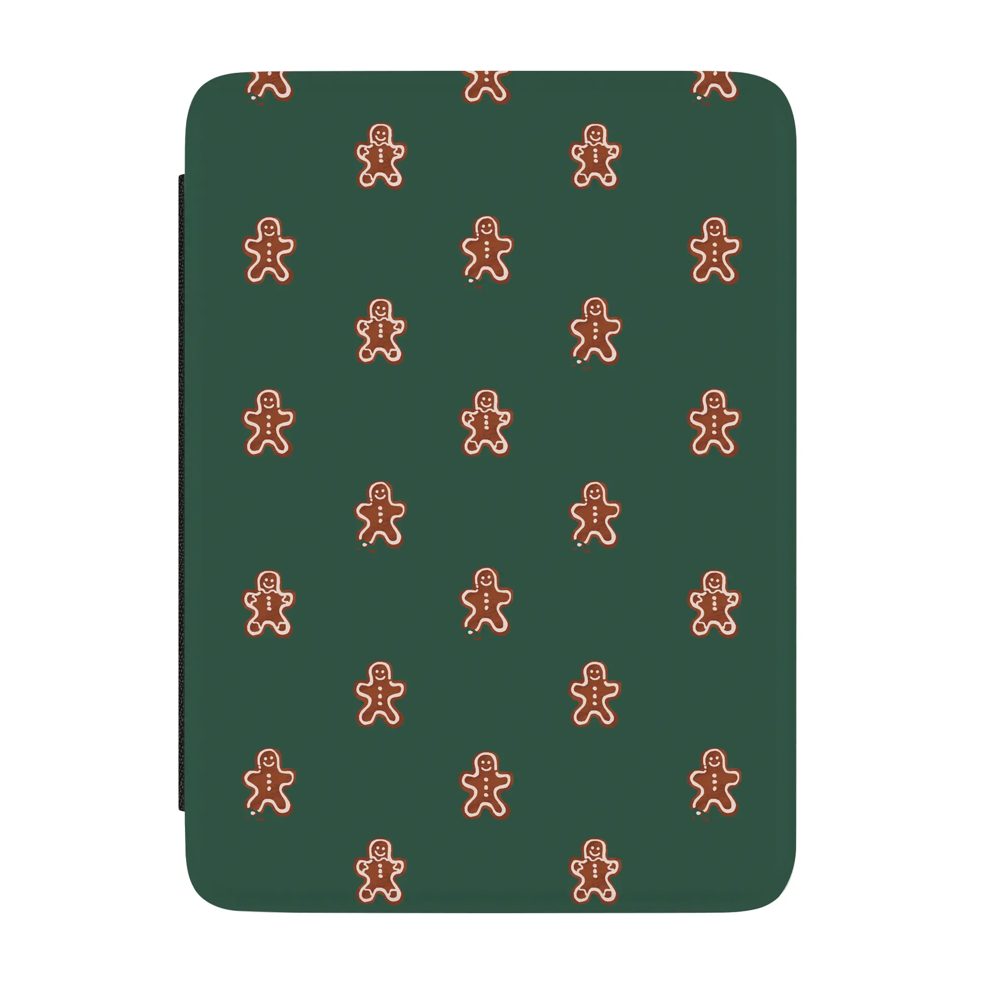 Casely Protective Kindle Case for Paperwhite Series - "You Can't Catch Me" Gingerbread Man Design, Folding Lid, Magnetic Snap, Device