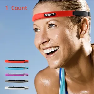 2026 New Fashion Thin Running Headband No Slip During Sweat Moisture Wicking Sports Hairband for Gym Workout Yoga Training Headband Lightweight Comfortable Gift