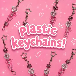 Plastic keychain