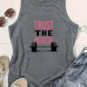 "Trust The Process" Gym Workout Tank Top