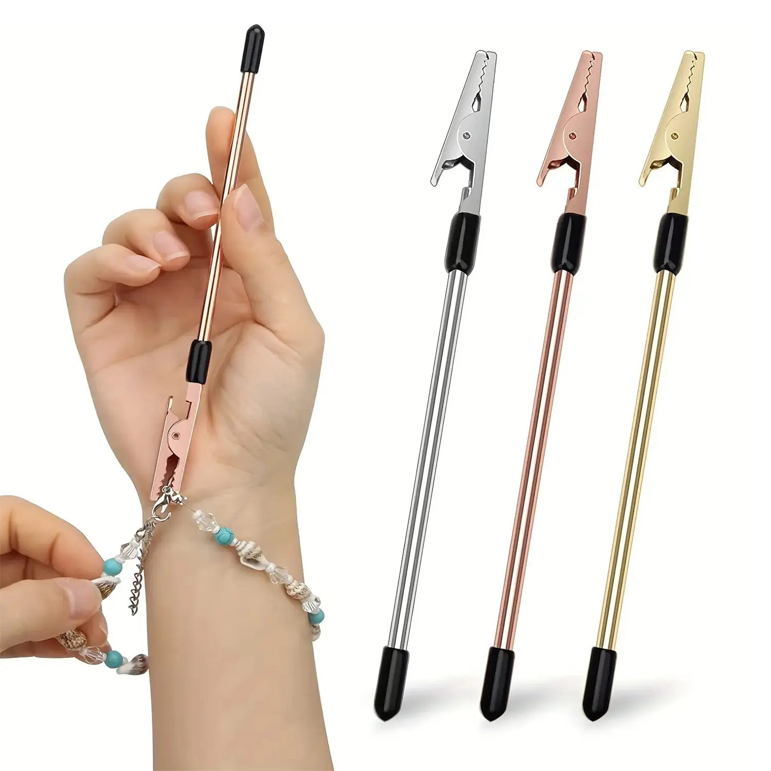 Bracelet Helper Tool for Self-Wearing Fastening Assistant Easy to Use Versatile for Various Bracelets Jewelry Practical Gifts