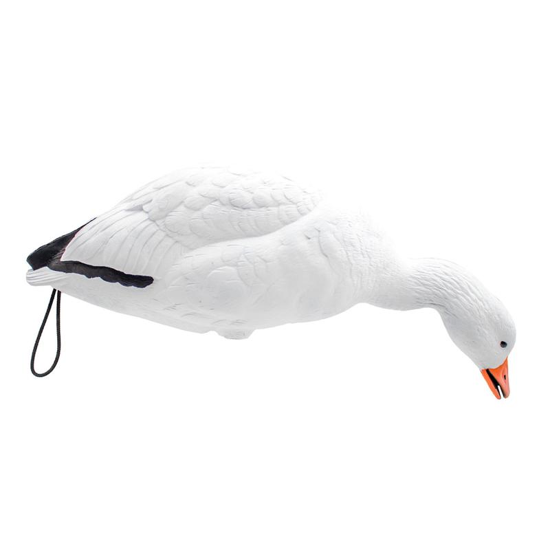 Final Approach Live Full Body Snow Goose Decoys, 12 Pack