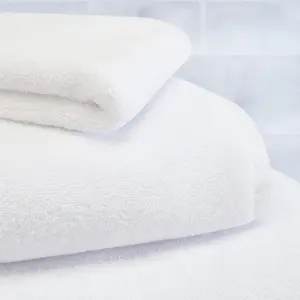 Plush White Washcloth
