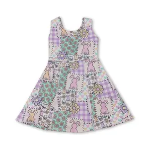 C Girl Atheletic Clothes Easter Clothing Girl Spring Sports Dress Yoga Clothes Summer Dress GSD3051