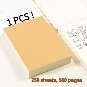 250 Sheets Ultra-Thick Art Sketchbook Notebook, Smooth Paper, Non-Transparent, Ideal for Students, Artists, Office Use, Art Supplies