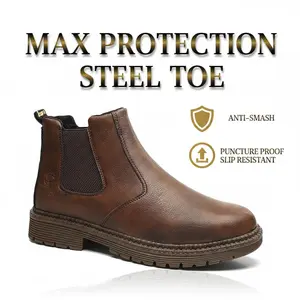 Formidable Splash-proof Smash-proof Puncture-proof Breathable Safety Shoes Unisex Chef Work Shoe Waterproof Anti-slip Durable Outdoor Comfortable tailored for Professional Landscapers Hardscape Contractors and Arborist Tree Surgeons Men Women