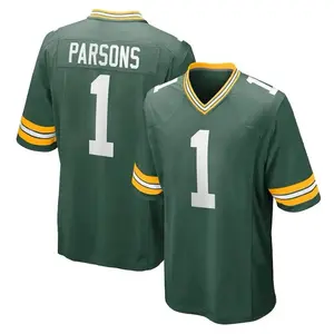 Full Print Parsons #1 Jersey Shirt, America Football Jersey, Sport Clothing, Football Uniform, Jersey For Football Fans, Gift for him