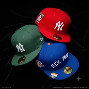 NEW ERA MLB 59FIFTY New York Yankees World Series Collection Cap – Bold Red Fitted Hat with Premium Embroidery, Built for MEN AND WOMEN