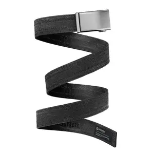 Mission Belt 40mm ALPHA GRAY Reinforced Canvas/Full Grain Leather Tactical Belt