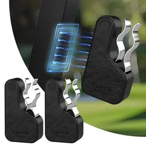 2 Pack Magnetic Golf Holder for Golf Cart – Universal Clip with Strong Magnet Fits 30–70 Ring Great Gift for Golfers & Golf Lovers