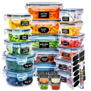 50 Pcs Meal Prep Container, Tupperware Sets With Lids Leakproof Kitchen Stackable