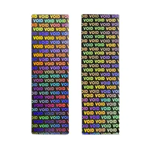 112pcs/240pcs Holographic Labels Tamper Evident Sealing Void Security Stickers for Gift box Shipping Box Commercial Package