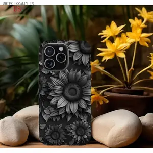 Tough Phone Case for iPhone 17 16, 15, 14, Plus, Pro Max, 13 - Durable Protection with Sunflower Design, Hard Case & Soft Case Suitable for Halloween, Christmas and Birthday Gifts for Friends and Family