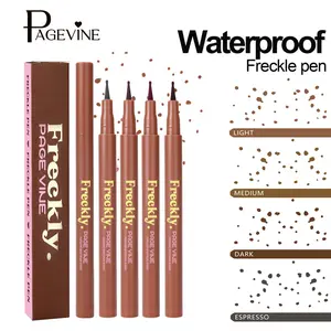 Fake Freckle Pen Waterproof Sweat-Proof Mole Makeup Pen Creative Face Makeup Fine Tip Precise Drawing Long-Lasting No-Smudge Western & Daily Makeup Flawless Cosmetic