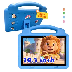 10.1 Inch Android Tablet with 5g WiFi, Designed for Learning & Gaming, Features Dual Cameras, HD Display,  perfect for both education and entertainment! Stylish color options: blue, pink, green and orange. An ideal gift for Christmas and birthdays