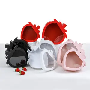 Strawberry Shaped Box, Set of 2 - Various Colors, W398