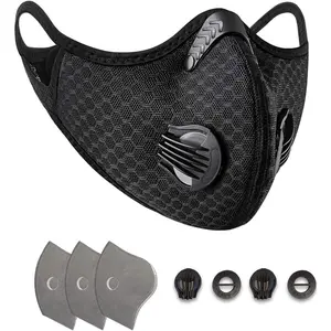 Filters Reusable Anti Dust Unisex Mouth Face Filter Replacement Breathable Earloop Smoke Pollen for Outdoor Cycling,Sports