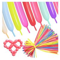 Pastel Colored Long Balloon