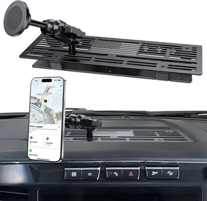 Metal Phone Mount for 2023+ Ford F 250 350 450 2023+ Super Duty Shakeproof Dash Mount Holder Cool Ford Accessory