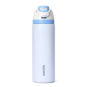 [PRE ORDER_SHIPPING 15–20 DAYS] Owala FreeSip 24/32oz Color Blue Water Bottle Perfect for School, Work, Gym & Outdoor Activities