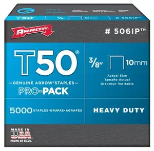 Arrow Fastener Co. .38in. T50 Staples 506IP